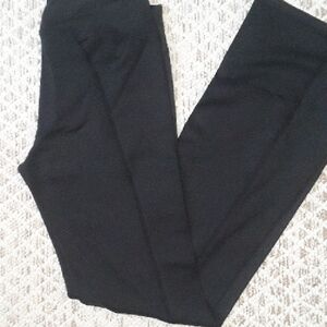 Soybu Black Straight Leg Women's Yoga Pants, S